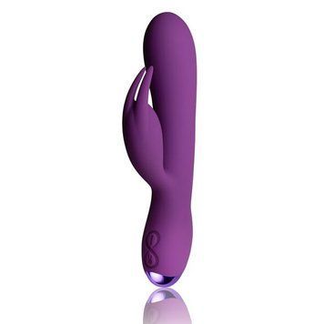 Вибратор-кролик Rocks Off Flutter Rabbit Purple для стимуляции клитора и глубоких оргазмов 10 режимов вибрации SO4880 фото