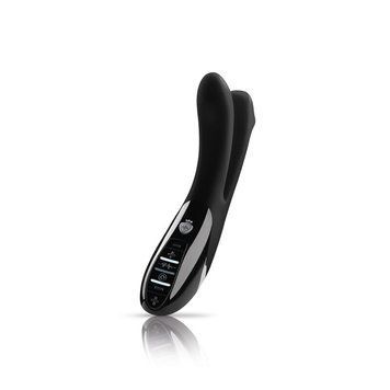 Вибратор двойной с электростимуляцией Mystim Tingling Aparte eStim Black, миостимулятор для вагинальной и анальной стимуляции SO2989 фото