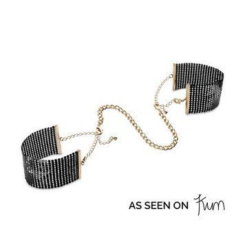 Наручники-браслети Bijoux Indiscrets Desir Metallique Handcuffs, металеві, стильні SO2663 фото