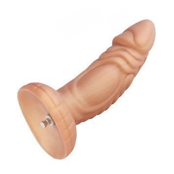 Фаллоимитатор для секс-машины Hismith Slightly Curved Silicone Dildo Monster Series с креплением KlicLok SO9960 фото