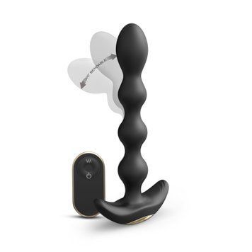 Анальний вібратор-намисто Dorcel FLEXI BALLS з гнучким стовбуром і пультом ДК SO6818 фото