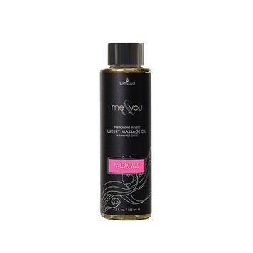 Масажна олія Sensuva Me&You з феромонами Pink Grapefruit & Vanilla Bean SO4464 фото