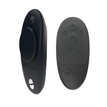 Смарт-вибратор We-Vibe Moxie+ в трусики Satin Black с пультом ДУ SO6973 фото