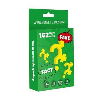 Эротическая игра для пар Sunset Games &laquo;162 Fakts or Fakes&raquo; (украинский, английский, русский) SO5889 фото