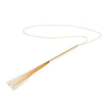 Украшение-плеть для тела Bijoux Indiscrets Magnifique Necklace Whip, золотая цепочка для шеи SO2661 фото