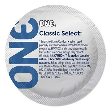 Презервативы ONE Classic Select Contest Collection с силиконовой смазкой, гладкие, дизайнерская упаковка, 1 шт SX0745 фото