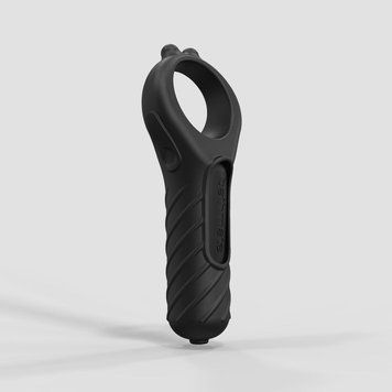 Ерекційне кільце з віброкулею Bathmate Vibe Edge, що перезаряджається, 10 режимів вібрації SO7503 фото