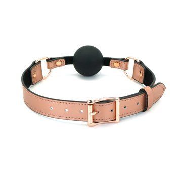Кляп Liebe Seele Memory Ball Gag Rose Gold SO9493 фото