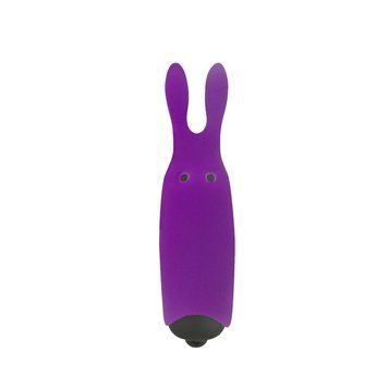 Кліторальний вібратор Adrien Lastic Pocket Vibe Rabbit зі стимулювальними вушками AD33483 фото