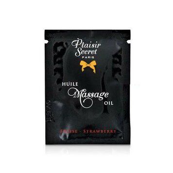 Пробник масажної олії Plaisirs Secrets Strawberry для масажу та розслаблювальних процедур SO1202 фото