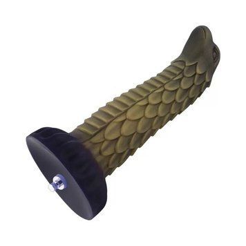 Фаллоимитатор для секс-машин Hismith Squama Beast Silicone Dildo Monster Series с системой крепления KlicLok SO9967 фото
