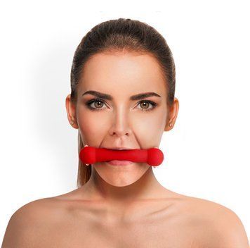 Кляп-палиця на ременях Art of Sex Gag Stick Silicon для BDSM і pet play SO6704 фото