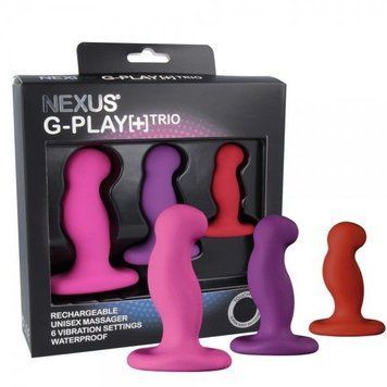 Набір вібромасажерів простати Nexus G-Play Trio Plus для новачків SO2142 фото