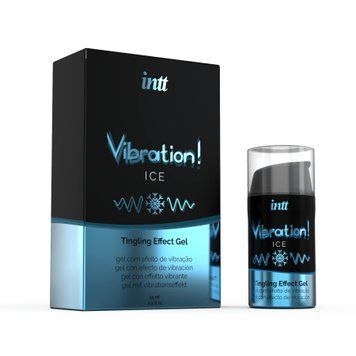 Рідкий вібратор Intt Vibration Ice, охолоджувальний густий гель до 30 хвилин SO2920 фото