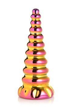 Фаллоимитатор из стекла Creature Cocks Twilight Rainbow Glass Dildo, 16 см для нее SX2224 фото