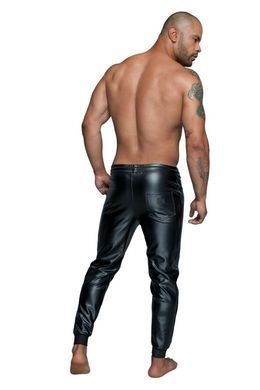Чоловічі трегінси Noir Handmade Powerwetlook treggings з мокрим ефектом SX0118 фото