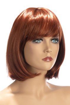 Еротична перука World Wigs CAMILA середньої довжини з чубчиком SO4689 фото
