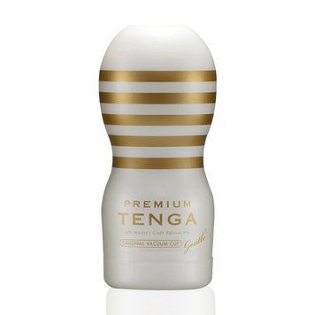 Мастурбатор Tenga Premium Original Vacuum Cup Gentle з вакуумною стимуляцією (глибоке горло) SO5110 фото