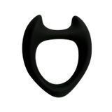 Ерекційне кільце Wooomy Toro без вібрації M Black SO9933 фото