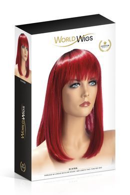 Перука World Wigs ELVIRA середньої довжини з чубчиком, двоколірний ефект SO4692 фото