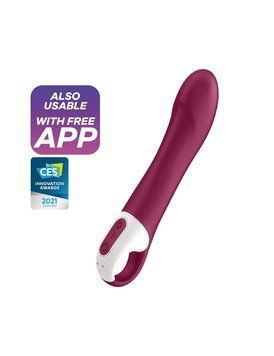 Смарт вібратор точки G Satisfyer Big Heat з функцією підігріву для інтимної стимуляції SO6107 фото