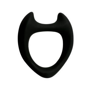 Ерекційне кільце Wooomy Toro без вібрації M Black SO9933 фото